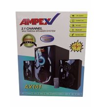 Ampex 2.1 10,000W Subwoofer Channel BLUETOOTH/USB/SD/FM